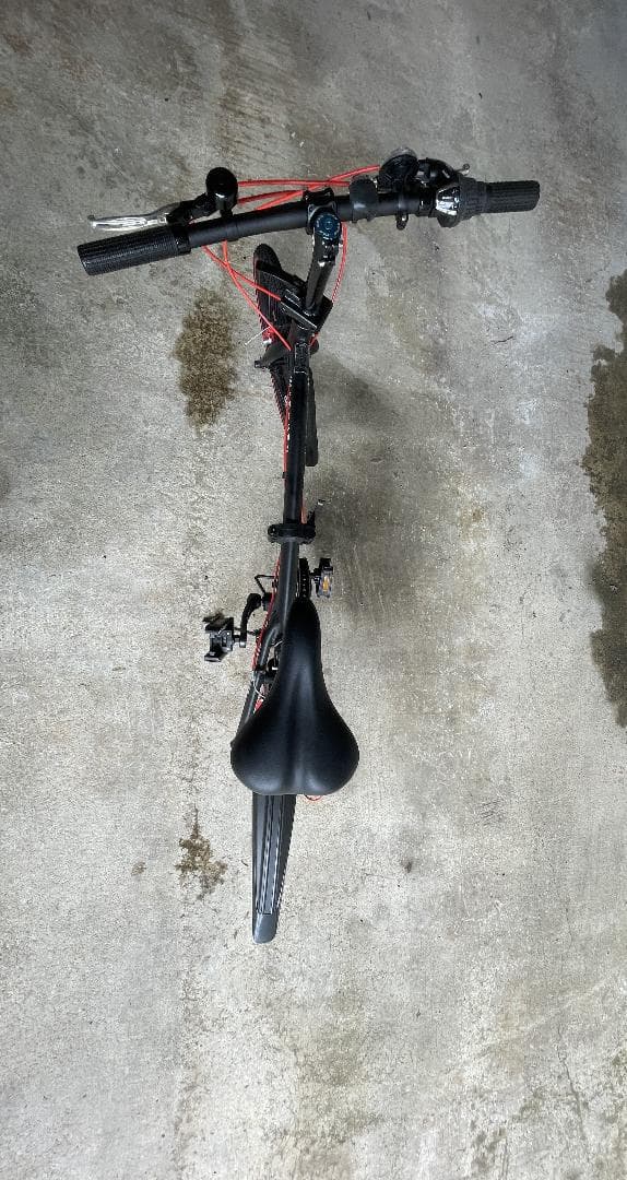 アルミ製　折たたみ自転車　6段変速　 Angriff BA-100-BRD　美品