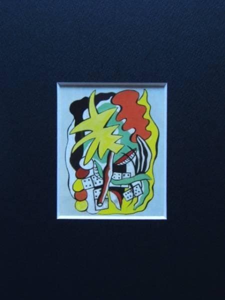 Fernand Leger、COMPOSITION AUX DOMINOS