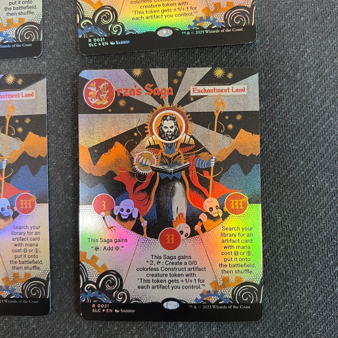 ウルザの物語/Urza's Saga foil 4枚セットsecret lair