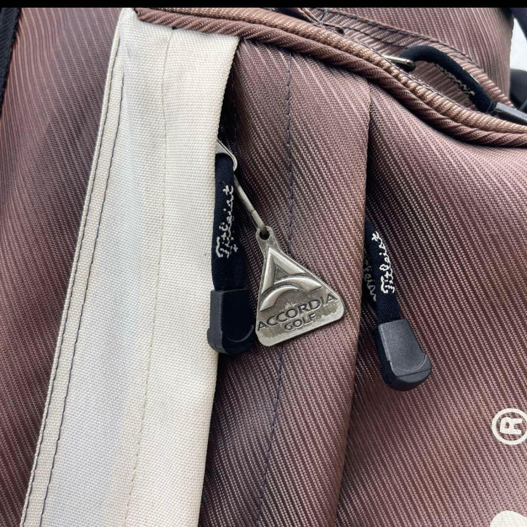 Titleist タイトリスト　ブラウン スタンドバッグ　茶　キャディバック