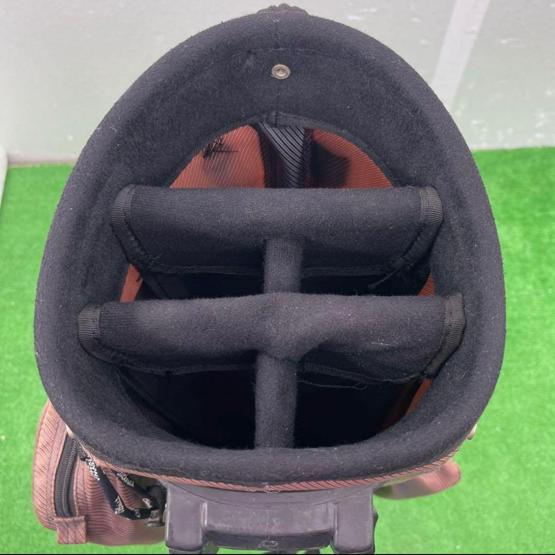 Titleist タイトリスト　ブラウン スタンドバッグ　茶　キャディバック