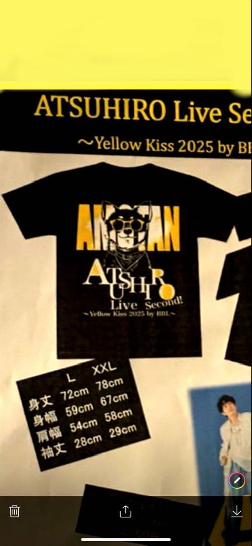 ATSUHIRO Live Second Tシャツ XXL