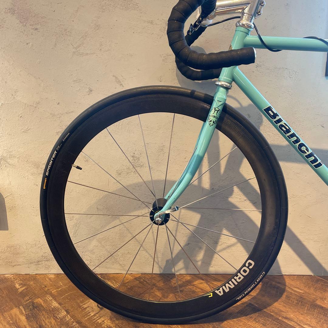 希少旧CORIMA リム幅48mm カーボンホイール　チューブラー　28“25c