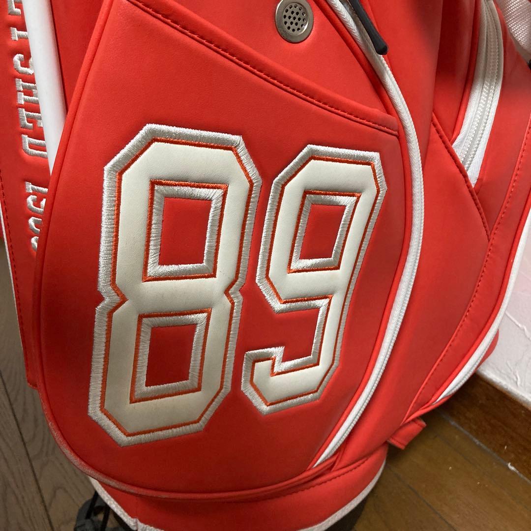 パーリーゲイツ　キャディバッグ　ゴルフ　pearly gates オレンジ　朱色