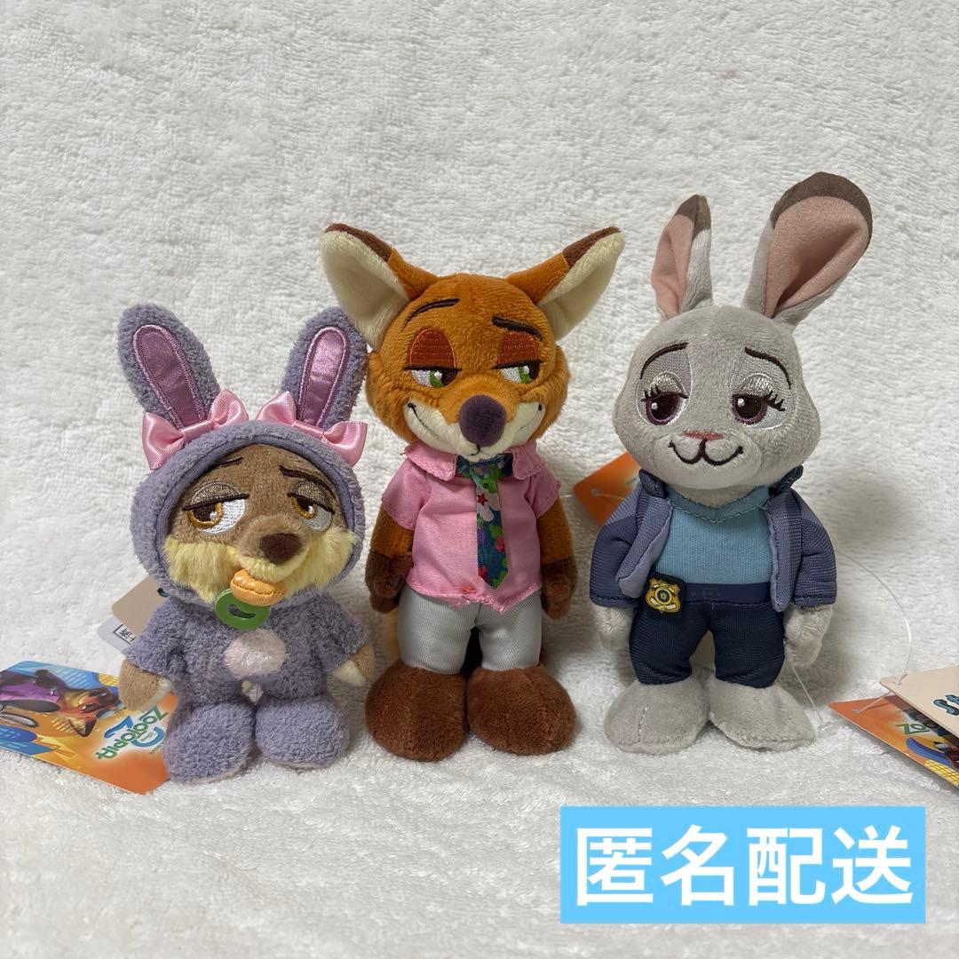 ディズニースタンディーズ　ズートピア2 ジュディ ニック　フィニックぬいぐるみ