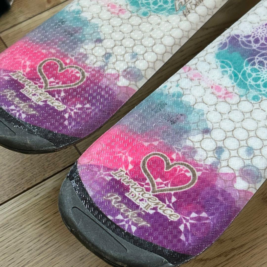 Hart女性用　スキー板145㎝　紫白　小学校高学年・中学生　ジュニアスキーにも