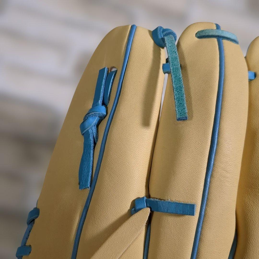 【未使用】ハイゴールド　軟式　オールラウンド用 キャメル×サックス　限定品