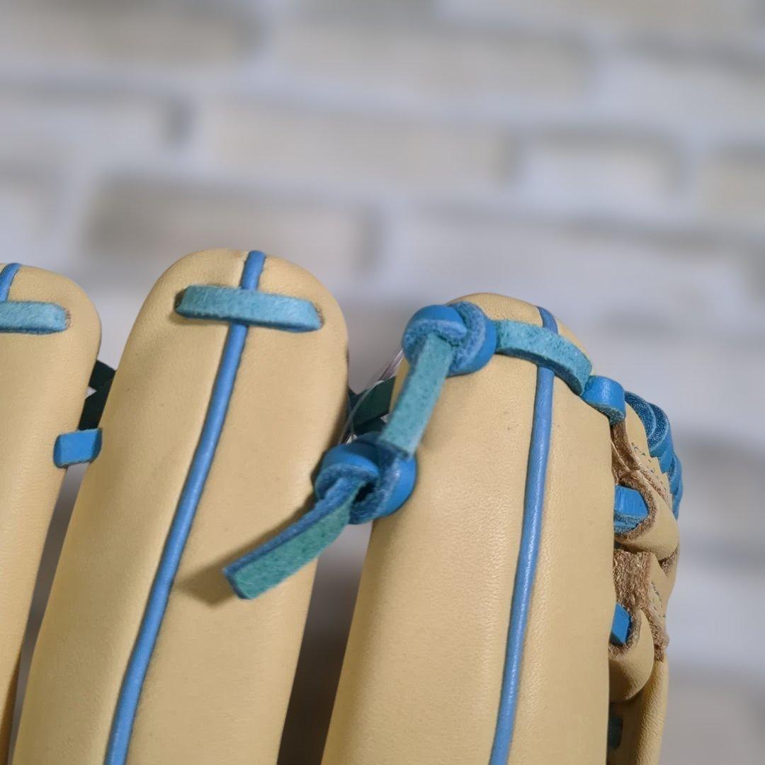 【未使用】ハイゴールド　軟式　オールラウンド用 キャメル×サックス　限定品