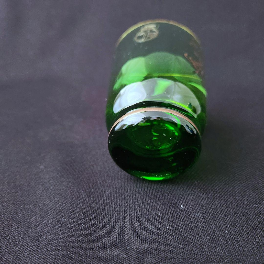 ベネチアアン ガラス 金彩 灰皿 花瓶 ショットグラス 計3点