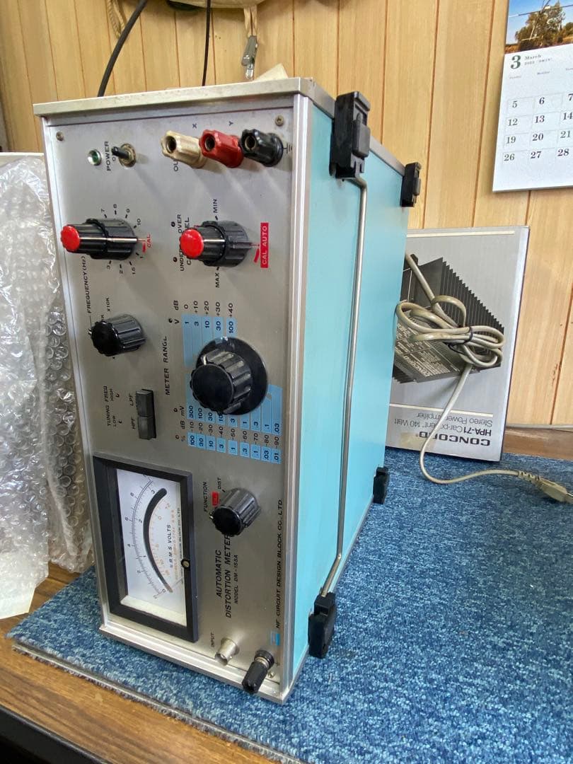 オーディオ　NF CR-131 SGとDM-155A デストーションメーター