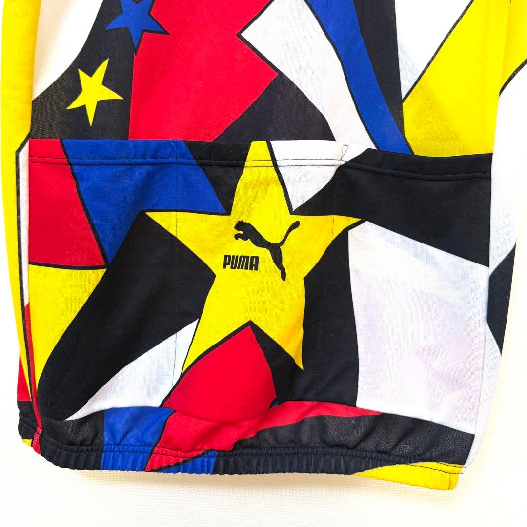 PUMA 80s トライアスロンウェア 半袖 イエロー