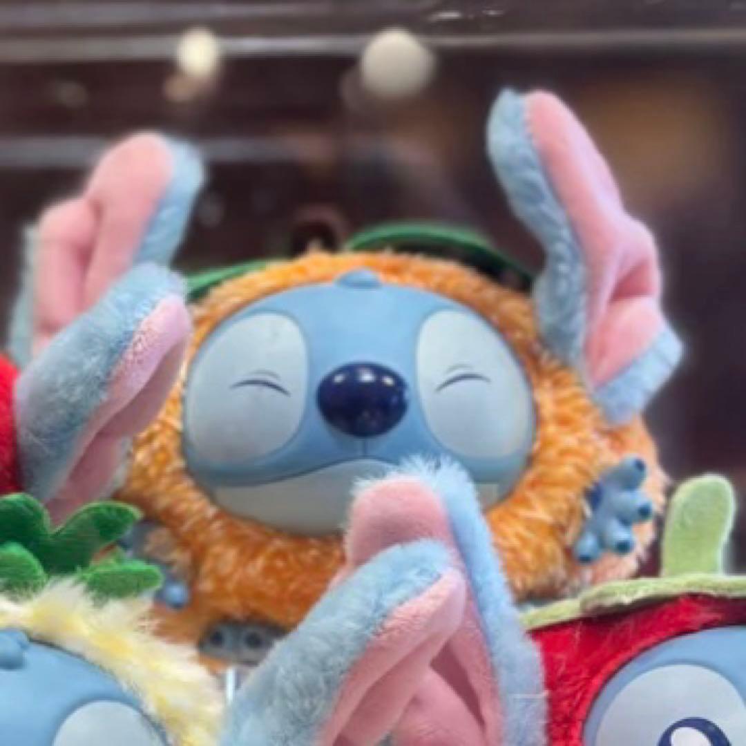 香港ディズニー限定 スティッチ キーチェーンFruit Frenzy