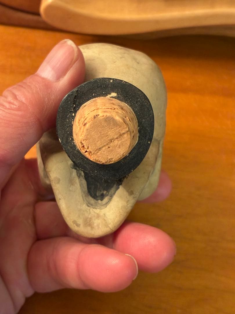 ビンテージ　スカル　髑髏　骸骨　デカンタ　死神　Poison 毒瓶　ホラー