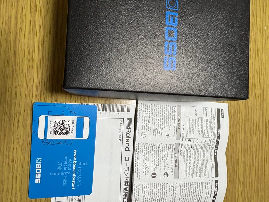 【超美品】【値下げしました】BOSS OverDrive OD-1Xエフェクター