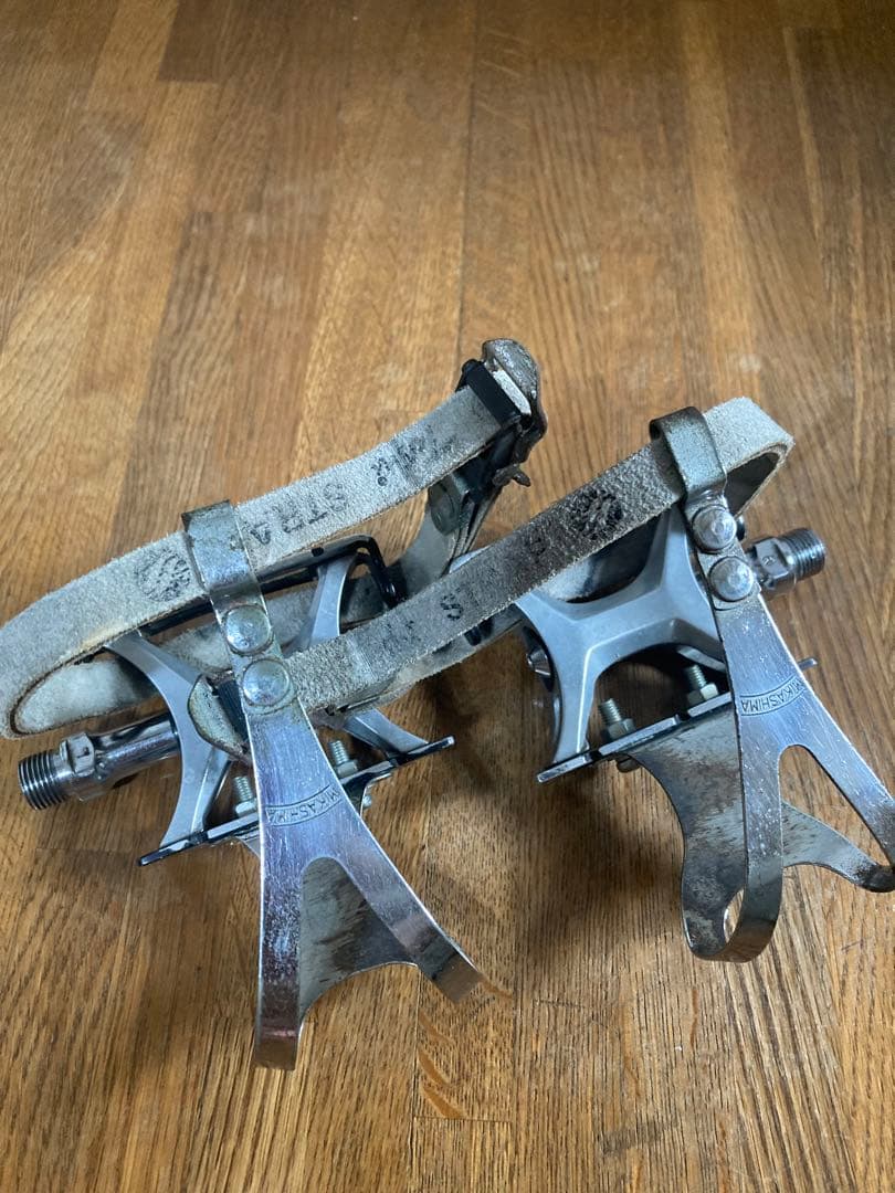 競輪 ペダル 3点セット サンツアー シュパーブプロ トシ toshi ミカシマ