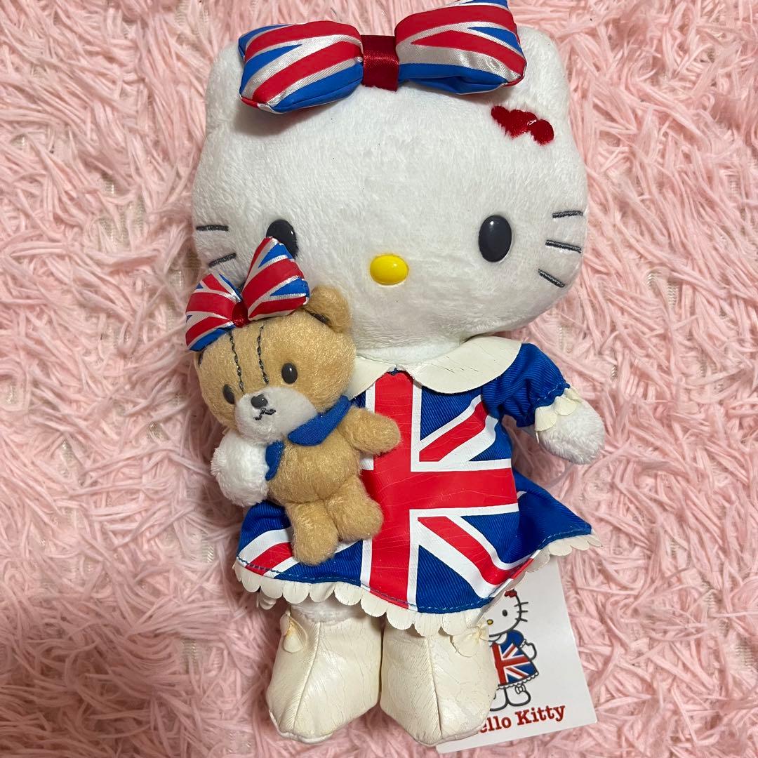 ハローキティ ユニオンジャック ぬいぐるみ タイニーチャム