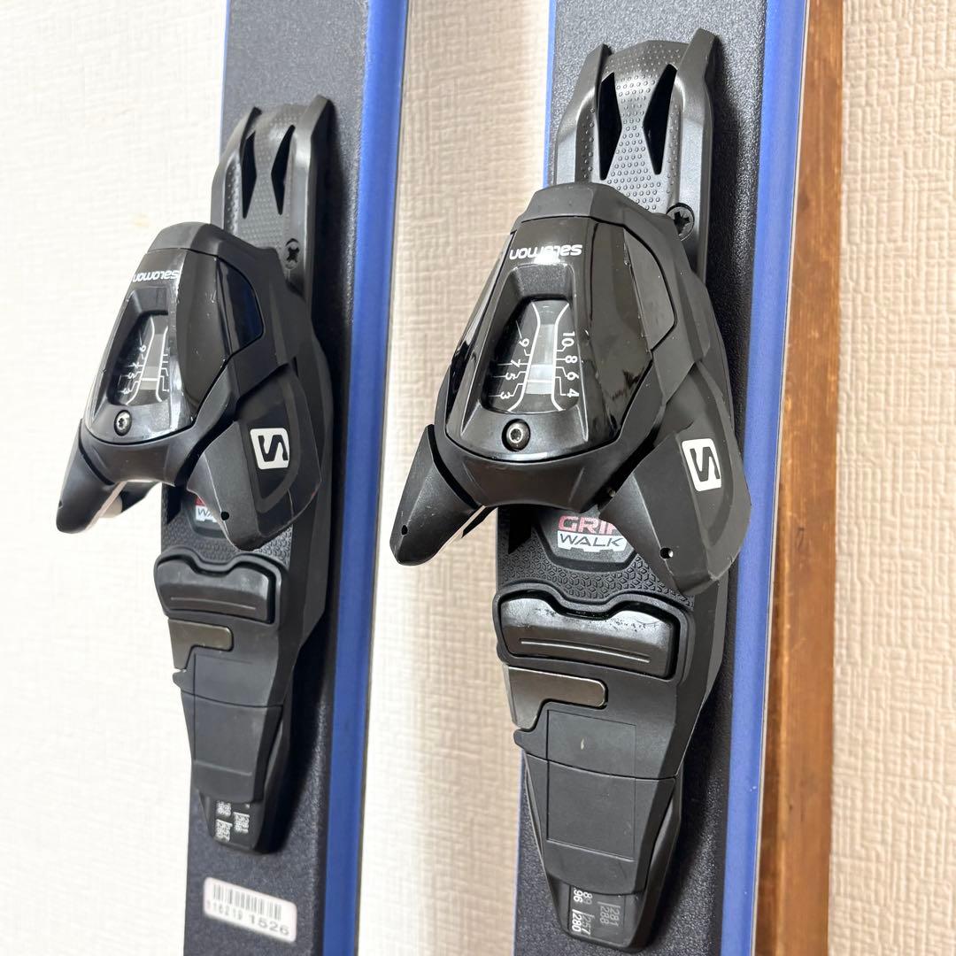 美品 SALOMON サロモン スキー板 155 PLUS ビンディング付き