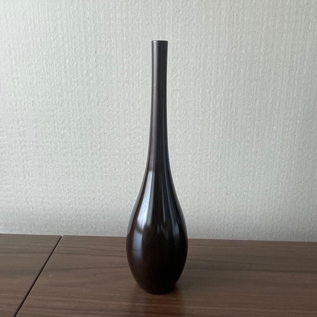 大野芳光　曽呂利　唐金　鍋長色　花入　鋳物師　茶道具