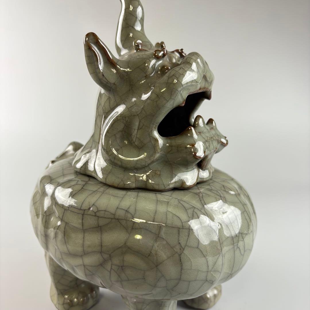 中国 青磁 香炉 古美術