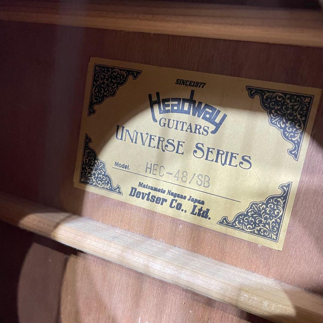 HEADWAY エレアコ アコースティックギター HEC-48 SB