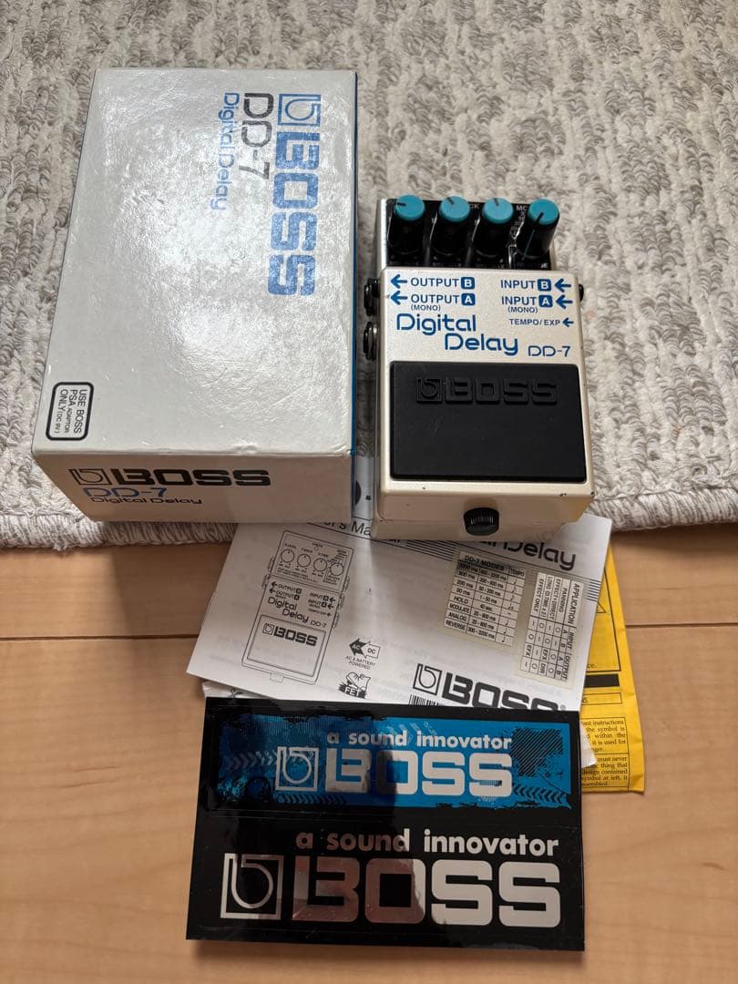 か*う様 BOSS DD-7 デジタルディレイ　箱説付属