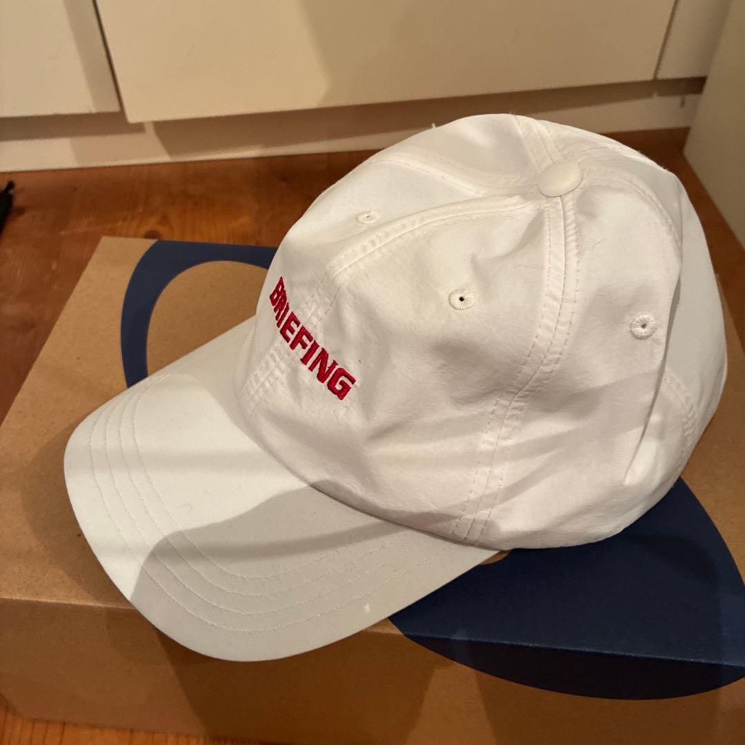 BRIEFING キャップ　ホワイト　大人用　フリーサイズ　希少