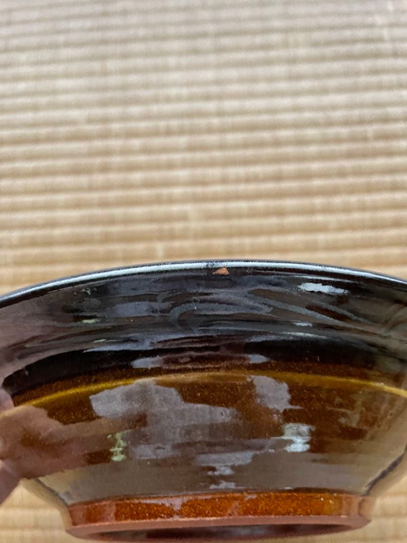 布志名焼　民藝　スリップウェア