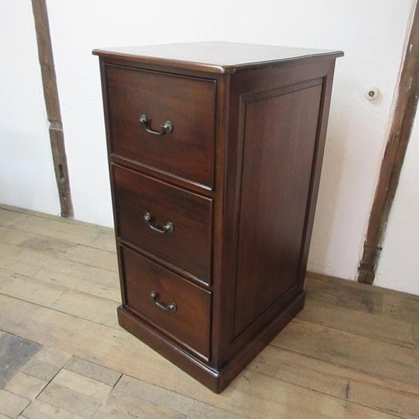 イギリス アンティーク 家具 ファイルキャビネット チェスト 英国 6147e