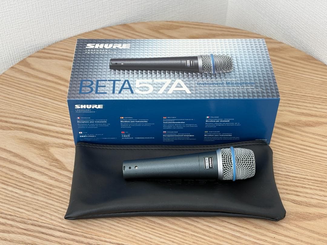 【美品】SHURE BETA 57A ダイナミックマイク 本体