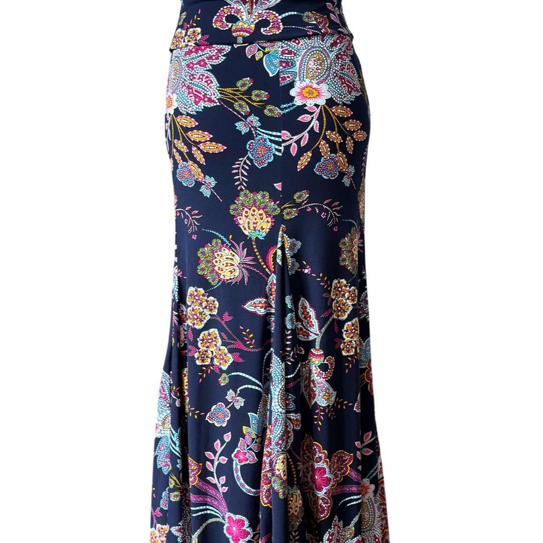 フラメンコのレッスンファルダ　ストレッチスカートMーLサイズ