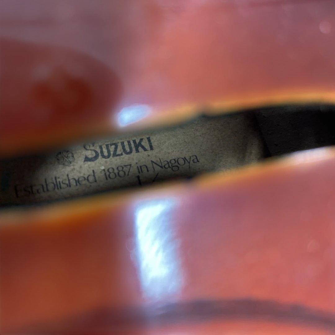 SUZUKIスズキバイオリン 1984年製 木製バイオリン本体 4弦茶色