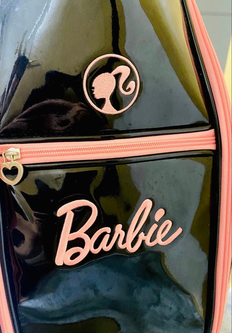 Barbie ゴルフバックレディース　ブラック（エナメル）
