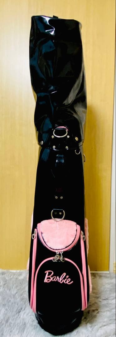 Barbie ゴルフバックレディース　ブラック（エナメル）
