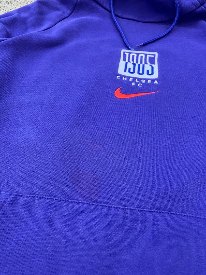 【希少】Nike×チェルシーFCスウェットパーカー/ジャージ S 古着