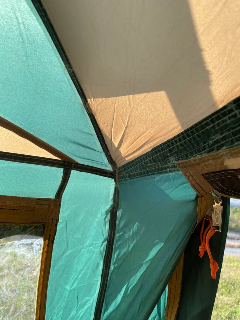 希少Coleman ワイドスクエアスクリーンタープ