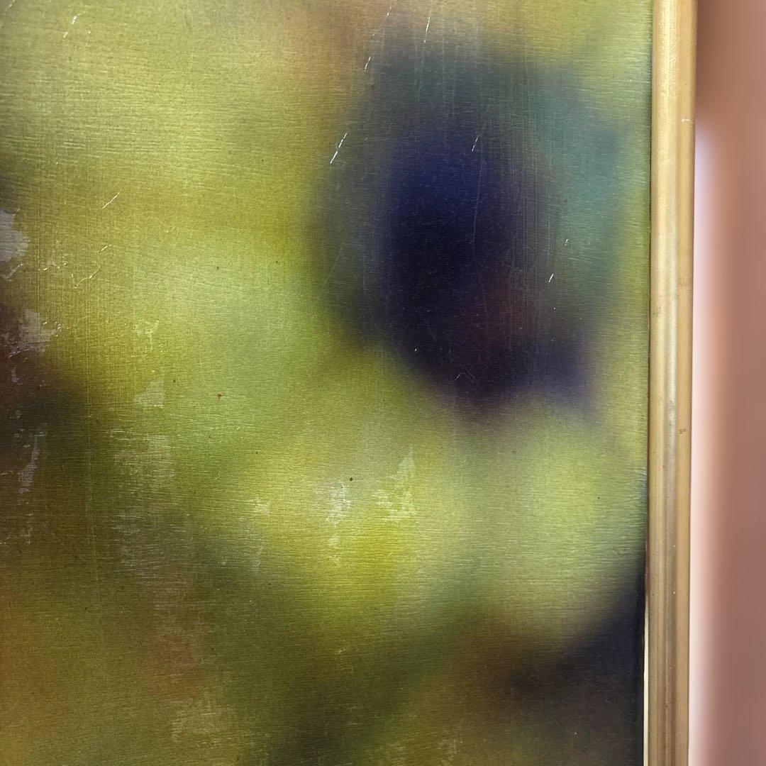 期間限定★値下げ★抽象的な花の絵画 ゴールドフレーム　水彩画