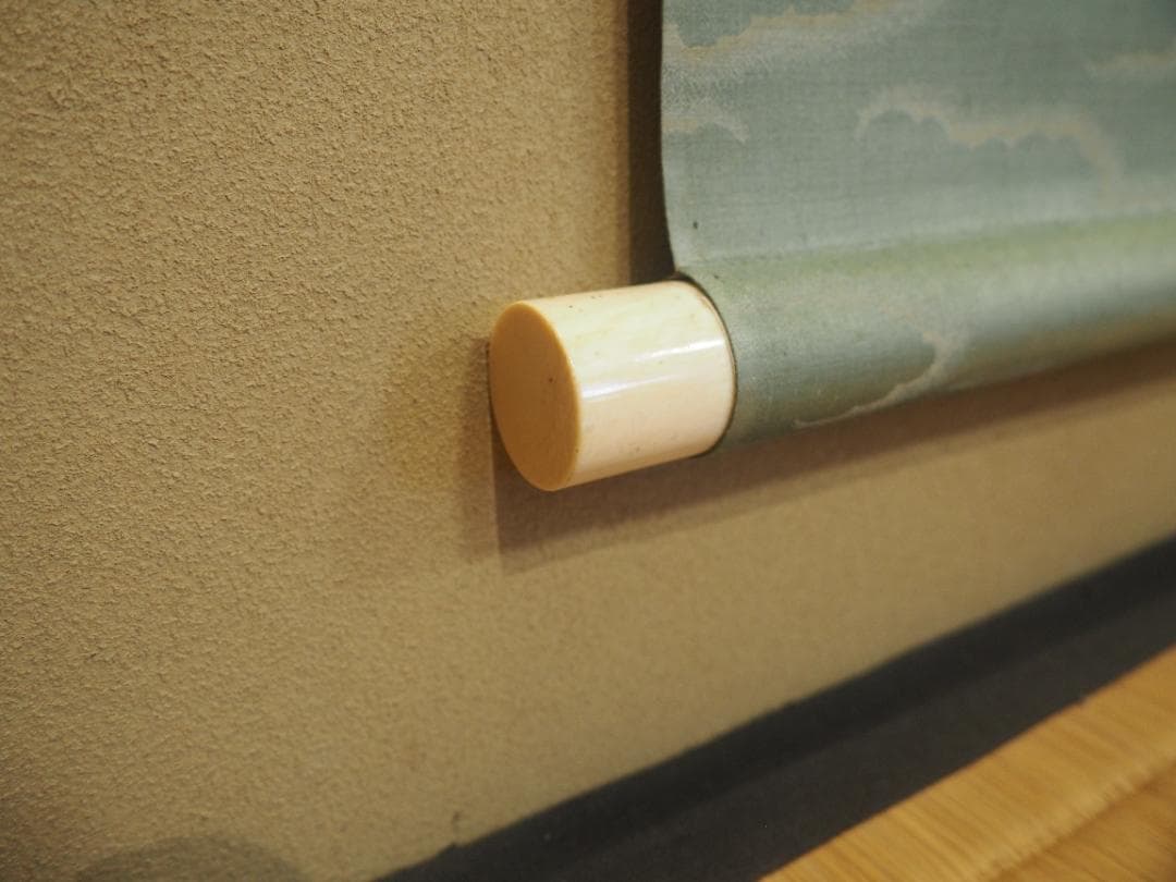 渓谷洶史之図  田中頼璋自筆掛軸　嘉本周石極箱