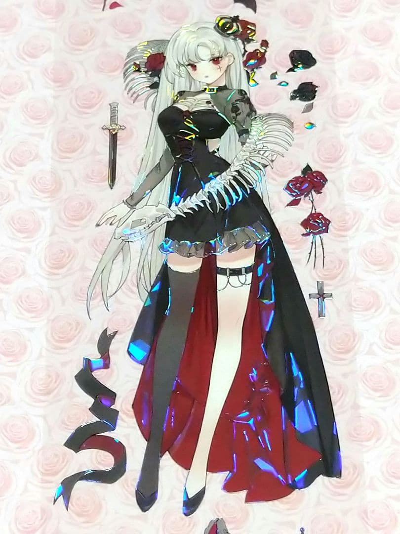 J659＃血瞳刺杀团(贝壳光)studiovi切り売り海外人物マステ女の子