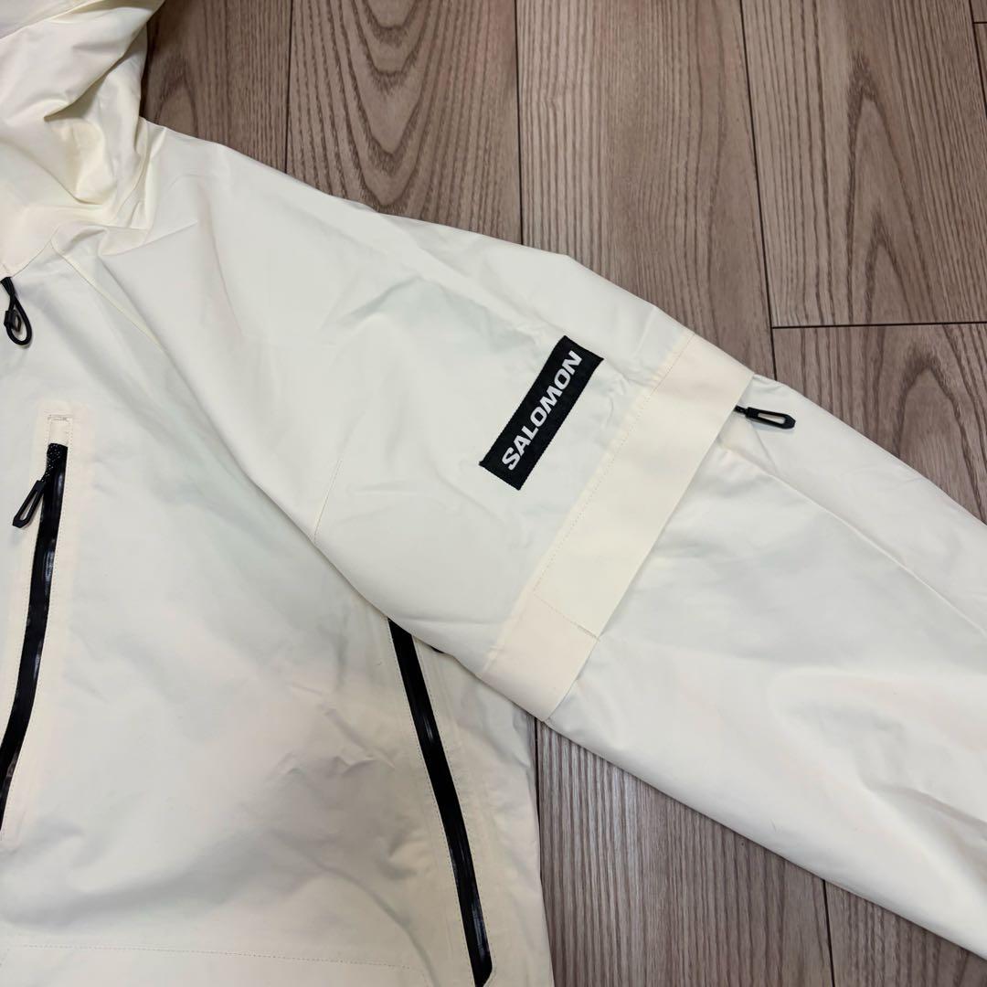 SALOMON ホワイト スノーボードジャケット