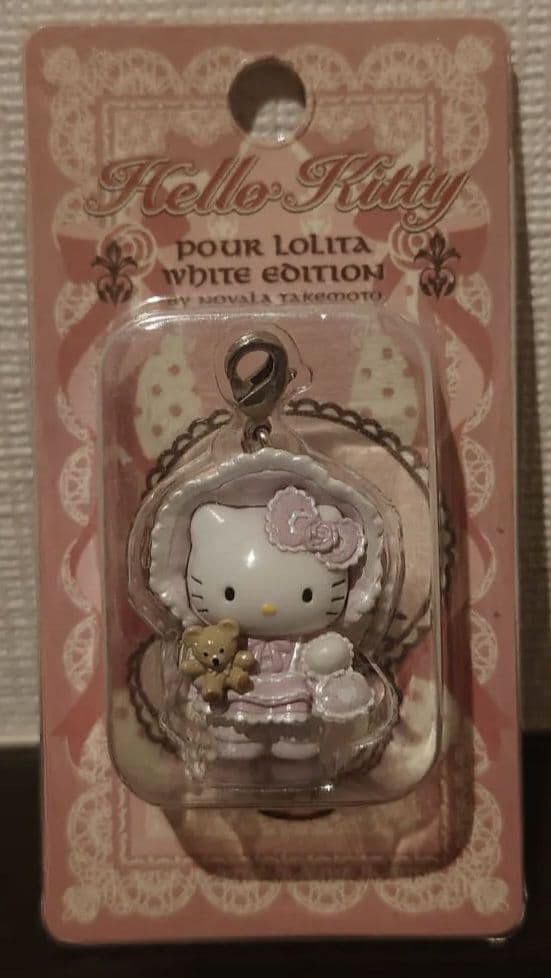 嶽本野ばらコラボ ロリータキティちゃん ファスナーマスコット