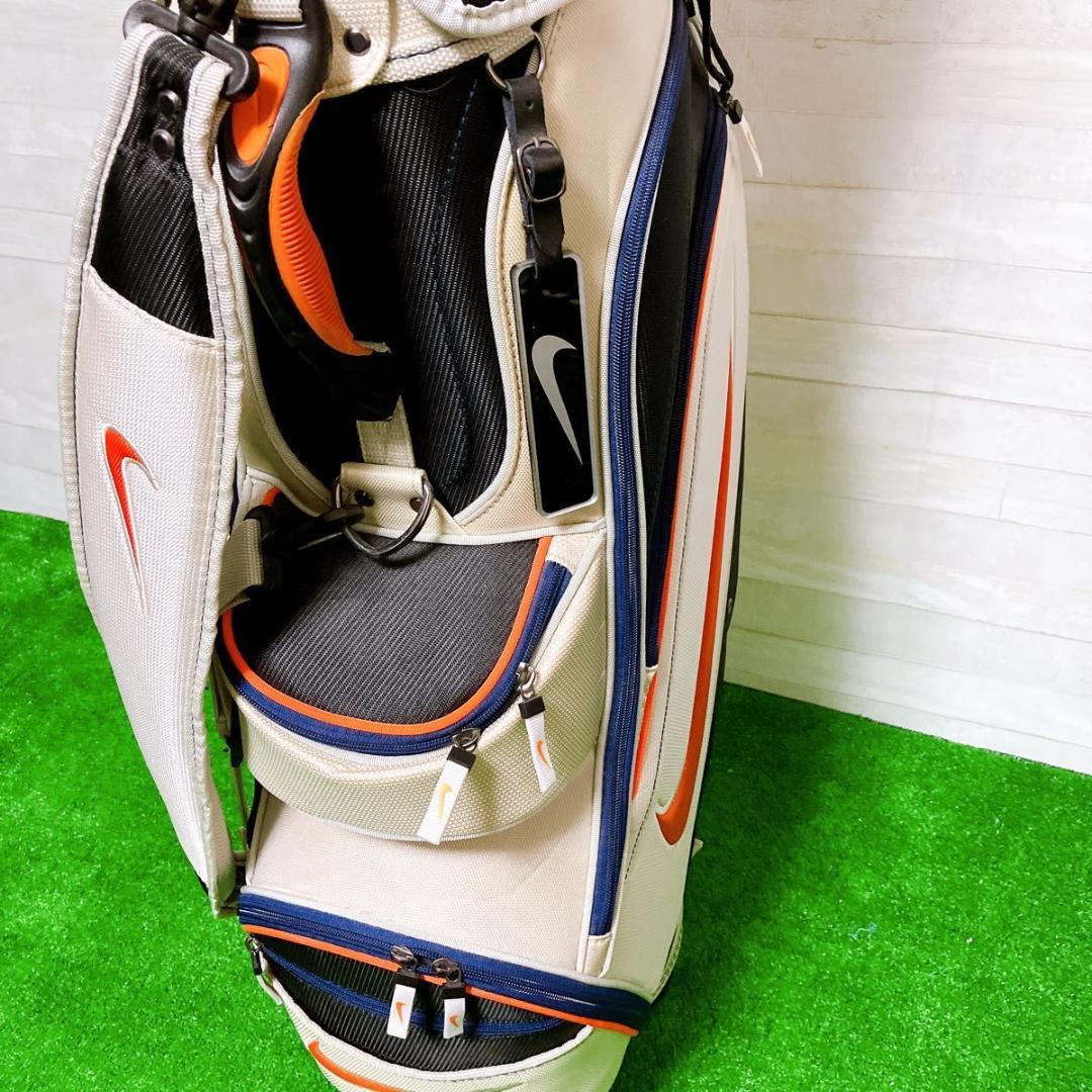 【極美品】NIKE キャディバッグ 8.5型 47インチ 4分割 ゴルフ 美品