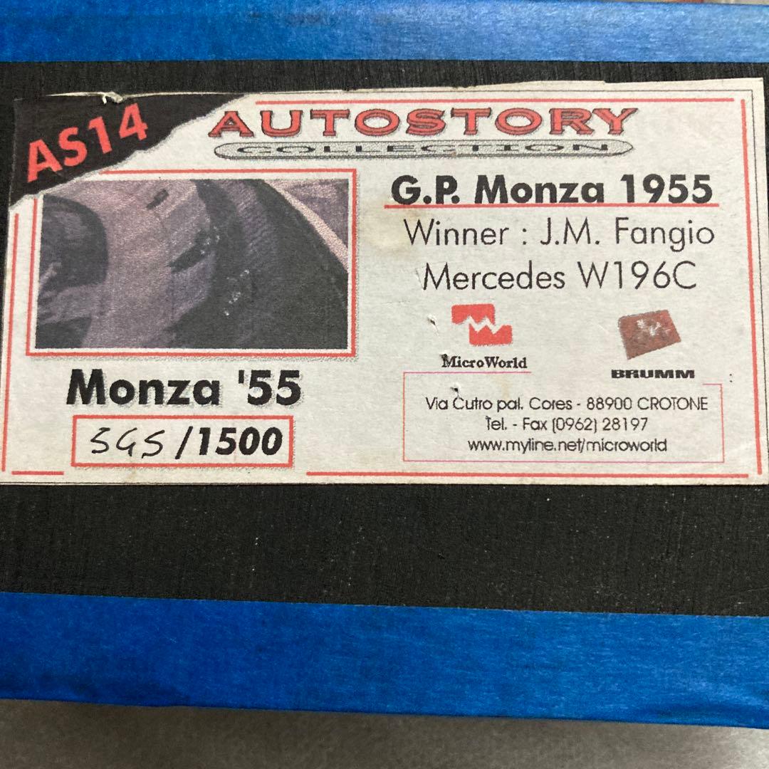 メルセデスベンツ　W196C モデル　ミニカー　 ブルーム　製