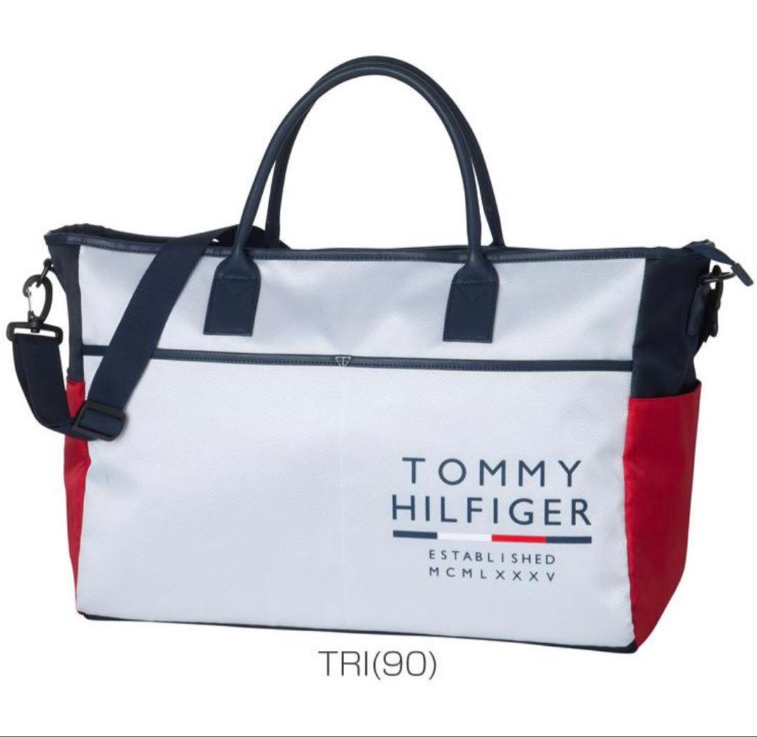美品！トミーヒルフィガーゴルフ ミックスマテリアルトートバッグ　THMG1FB8