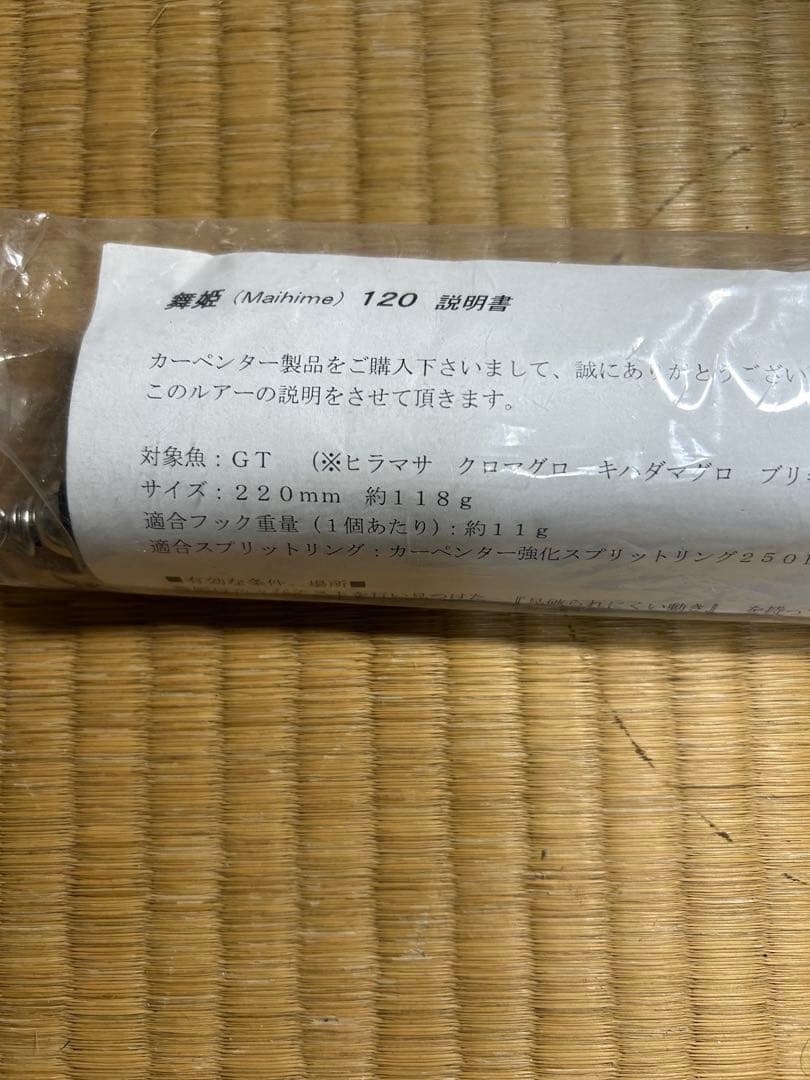 舞姫　120 カーペンター