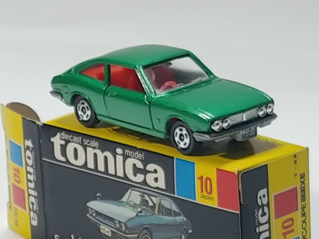 黒箱トミカ 10　いすゞ117クーペ1800XE　美品　日本製　デッドストック