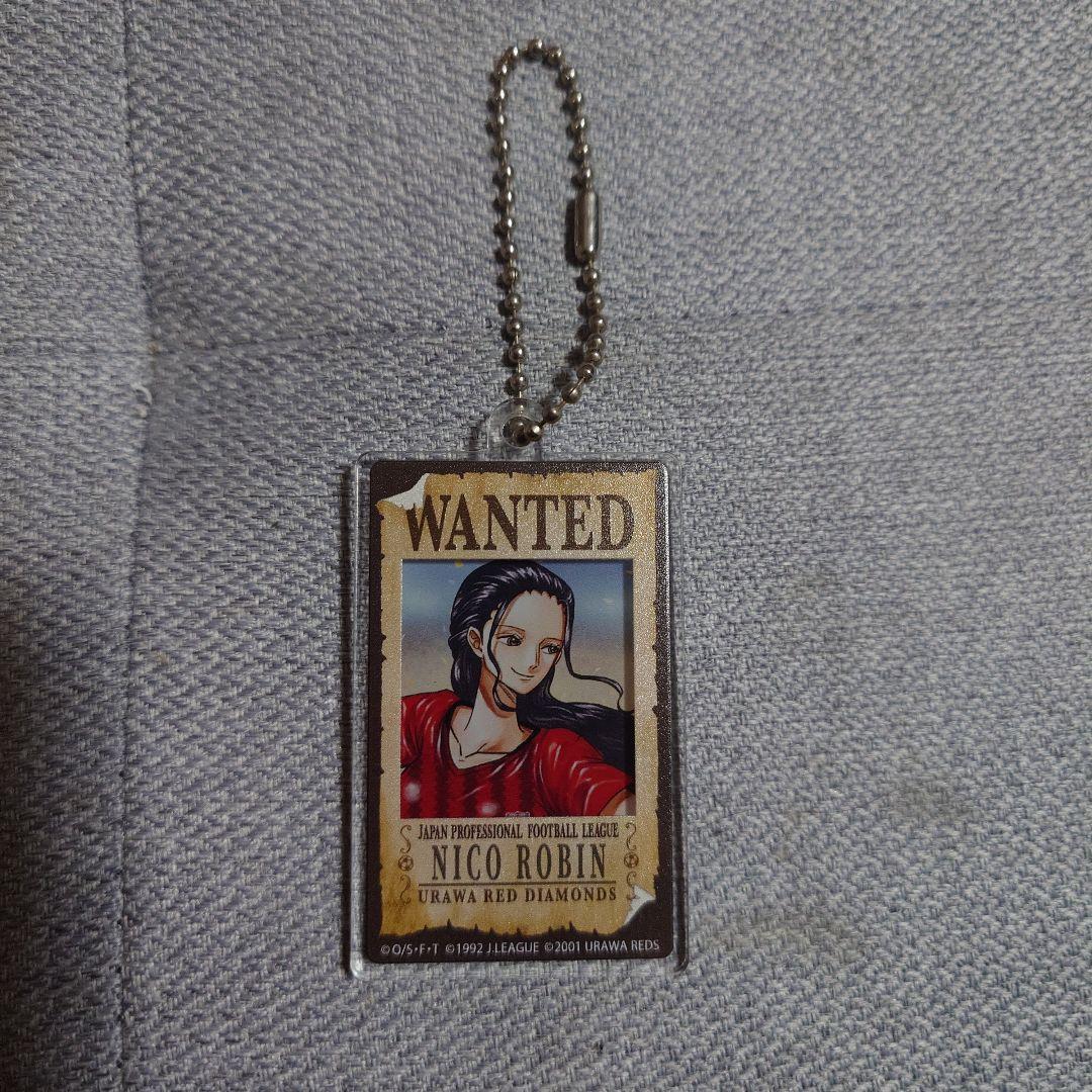ワンピース 浦和レッズ 　手配書風　アクリルキーホルダー　ニコ・ロビン