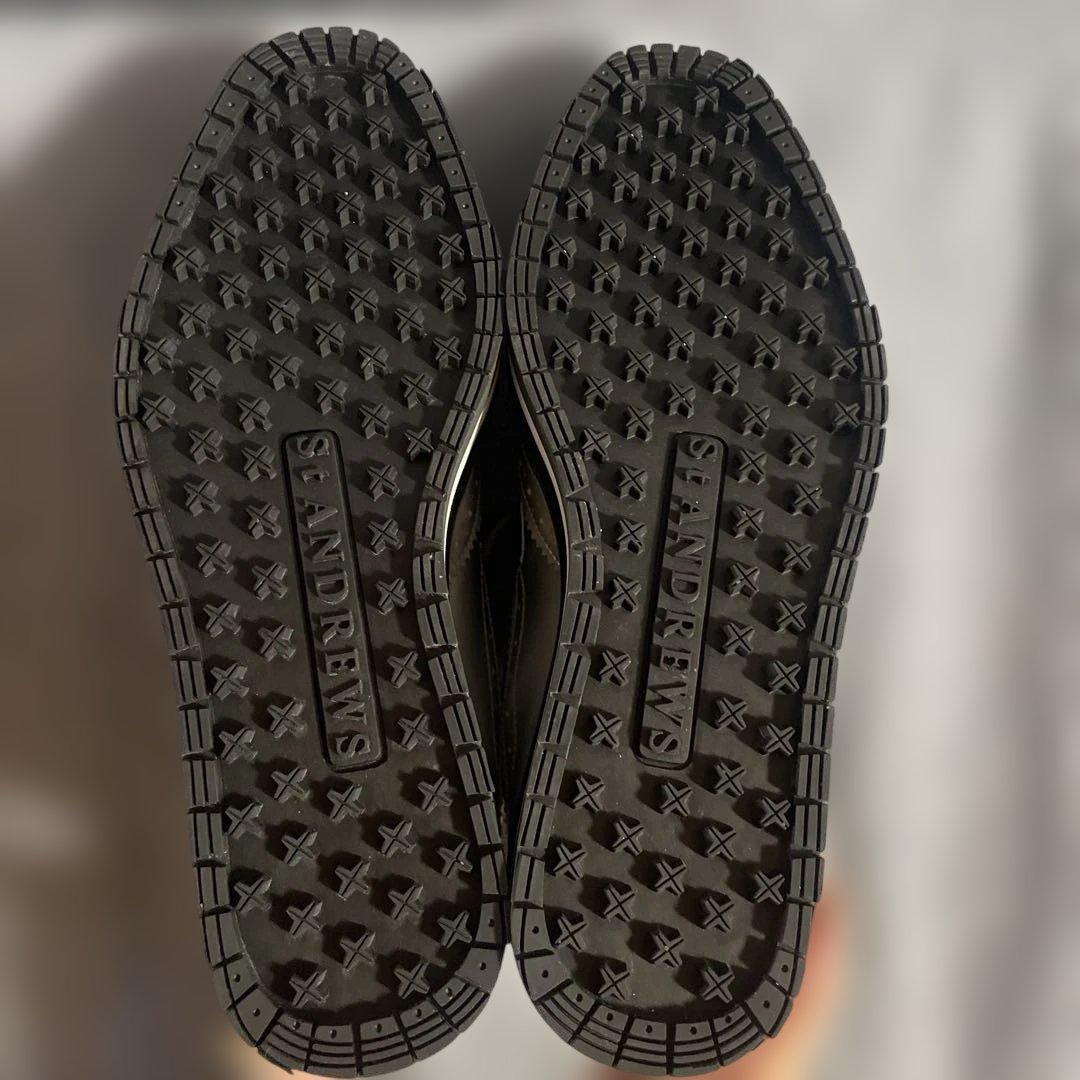 St.ANDREWSセントアンドリュース25スパイクレス シルバーゴルフシューズ