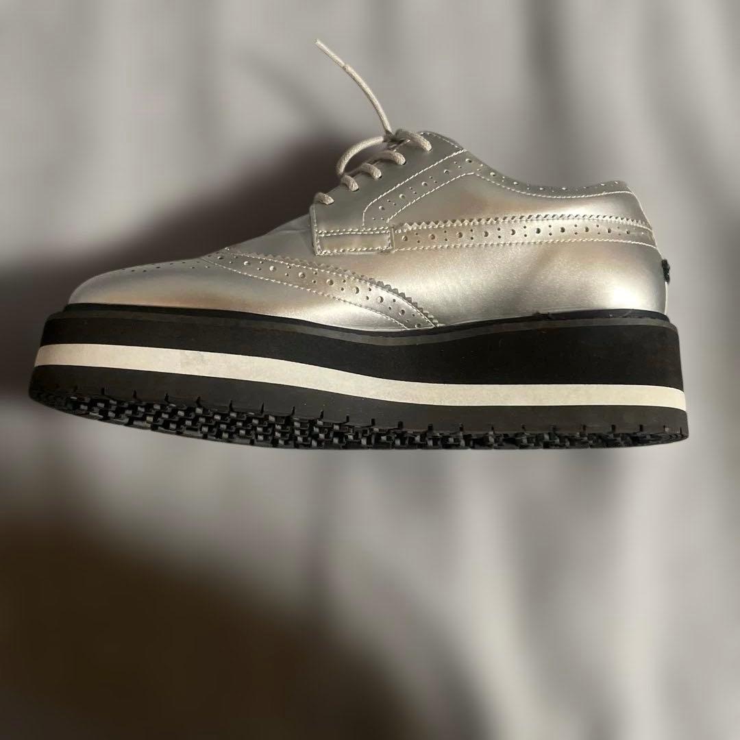 St.ANDREWSセントアンドリュース25スパイクレス シルバーゴルフシューズ