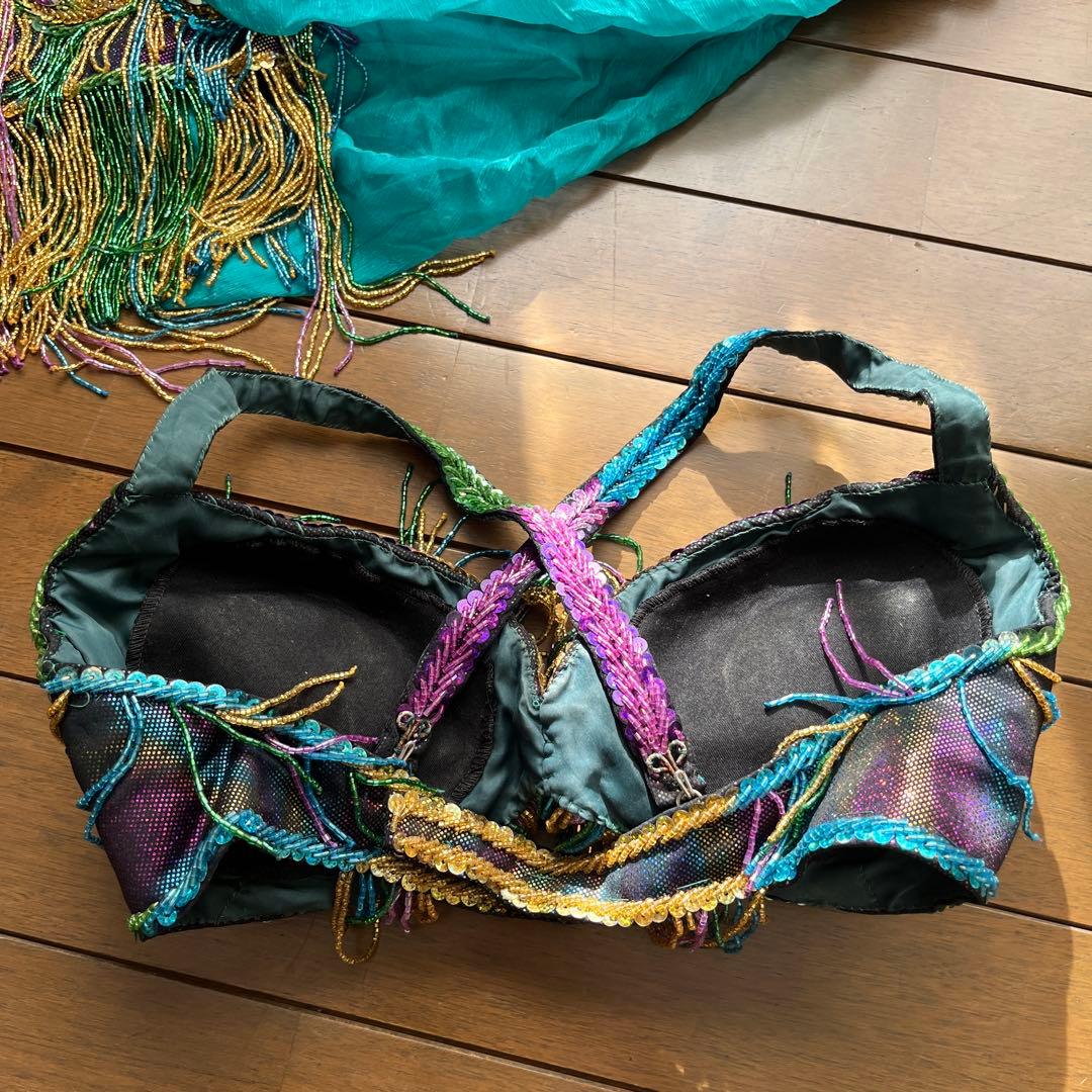 ベリーダンス 衣装　セットアップ　ブラベルト