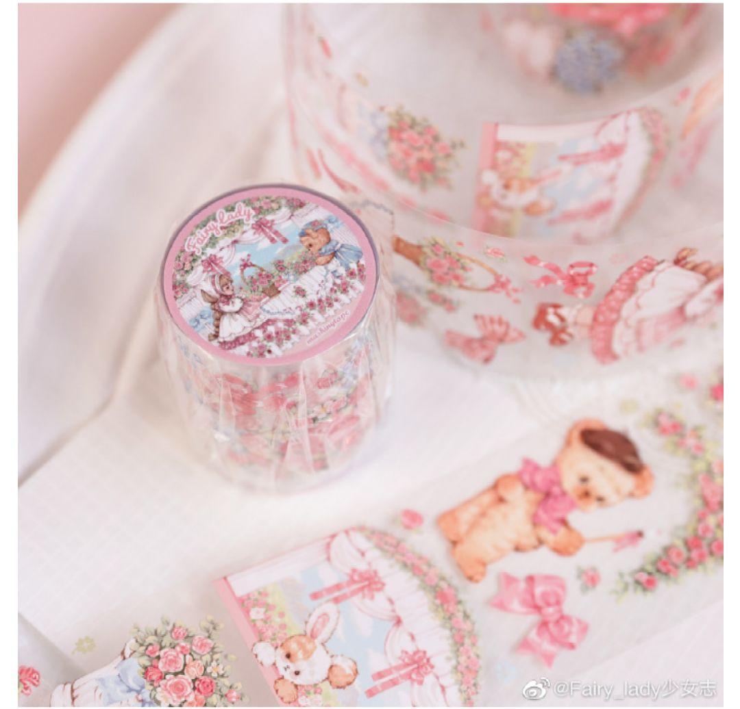 ✩のこり２✩S40＃洛莉的蔷薇花园(PET)切り売り海外装飾マステ